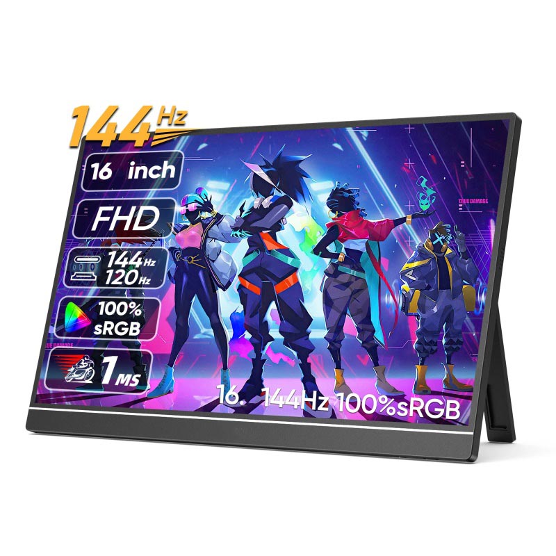 16 inch Portable Monitor 144Hz IPS Display Screen para sa Laptop Computer